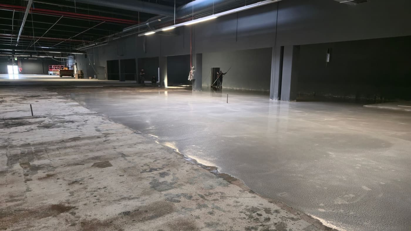 Suport de beton pregatit pentru pardoseli profesionale